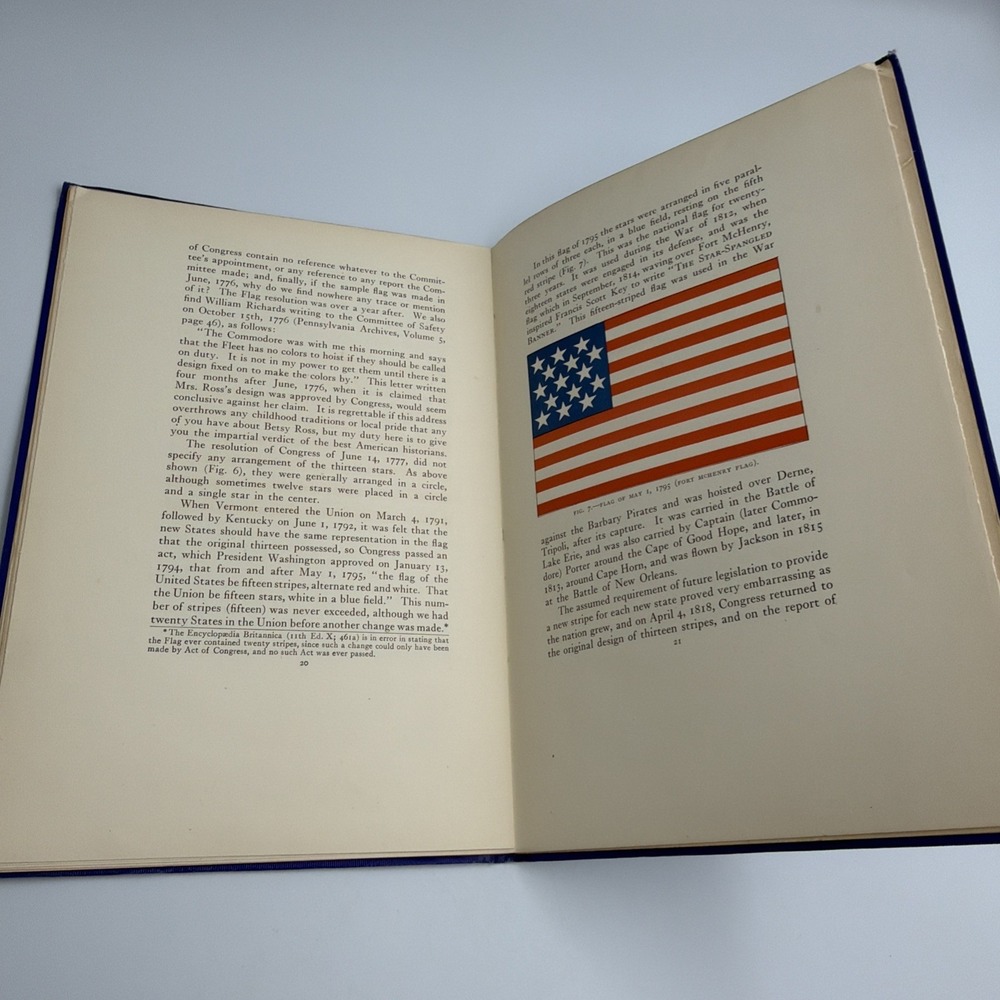 Birth of Our Flag & Flag Etiquette Runk American History Patriotism Antique Book - Picture 6 of 6